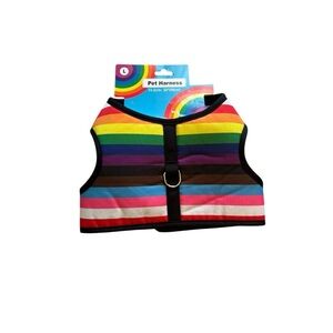 NWT Rainbow Dog Harness